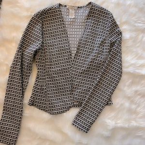 Black & White Blazer